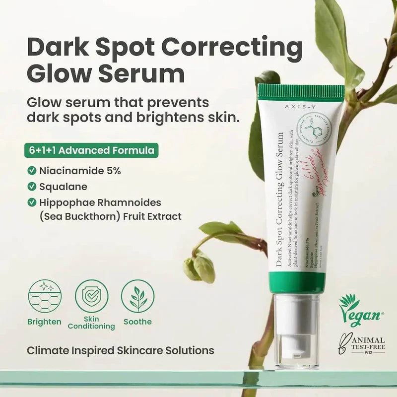 Axis‑Y Dark Spot Correcting Glow Serum – lightweight brightening serum with 5% niacinamide and botanical extracts for hyperpigmentation – Alire Beauty