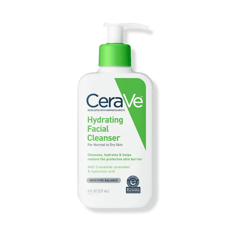 CeraVe Hydrating Cleanser – creamy, non‑foaming face wash with ceramides and hyaluronic acid for dry and sensitive skin – Alire Beauty