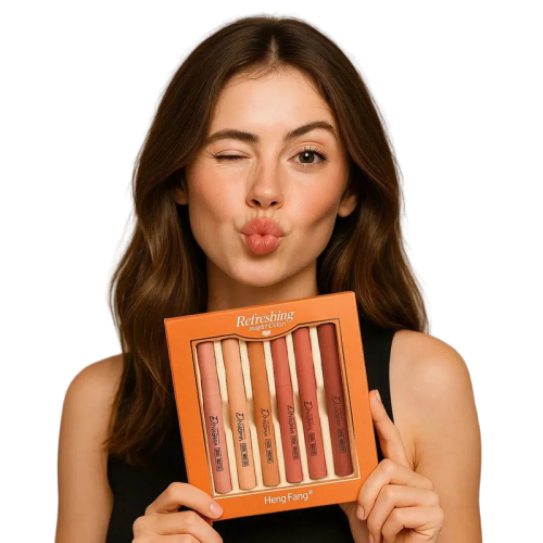 Heng Fang 6-PC Matte Lip Crayon Set - Alire Beauty